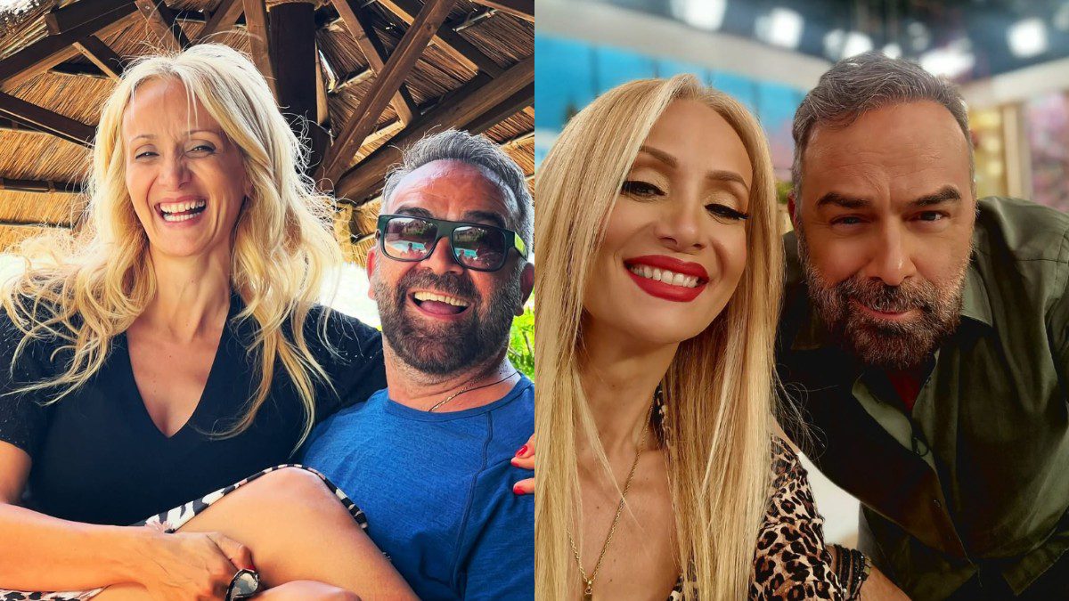 Η Ναταλί Κάκκαβα και ο Γρηγόρης Γκουντάρας