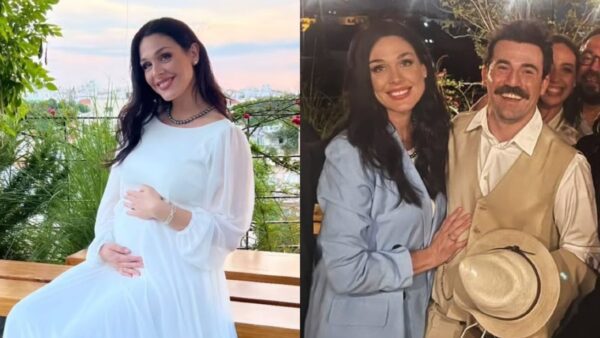 Η Ιωάννα Τριανταφυλλίδη στο γάμο της