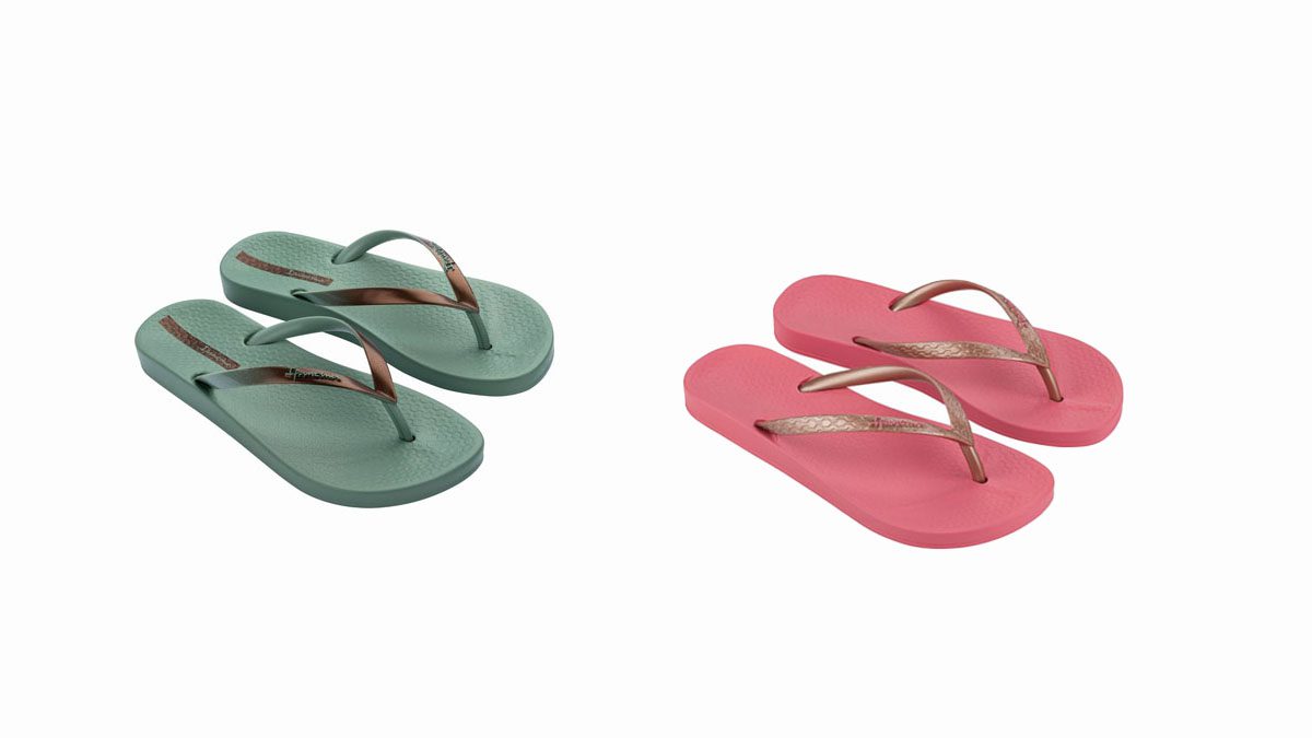 Ipanema σαγιονάρες μεταλλιζέ