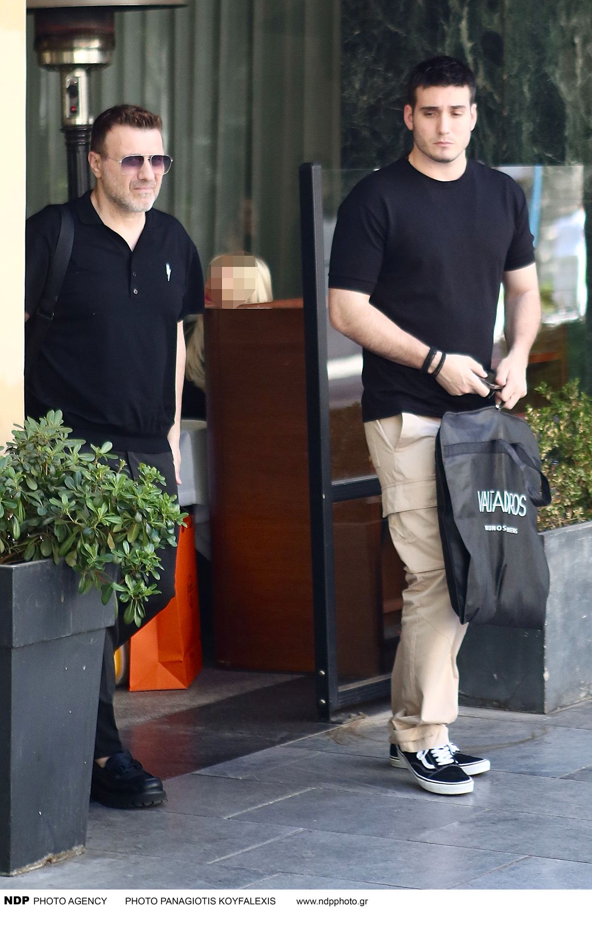 Ο Γιάννης Πλούταρχος με τον Γιώργο Κακοσαίο σε κοινή έξοδο
