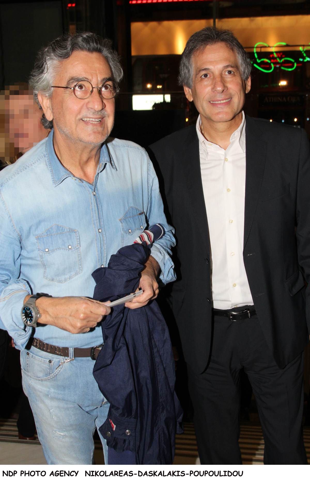 Ο Θάνος Καληώρας και ο Νίκος Γαλανός