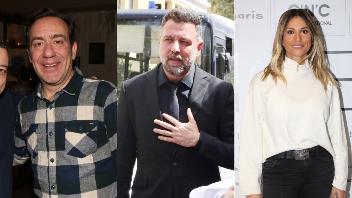 Ο Γιάννης Καλυβάτσης, ο Μάνος Παπαγιάννης και η Σοφία Παυλίδου