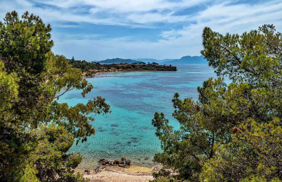 παραλία κολόνα αίγινα