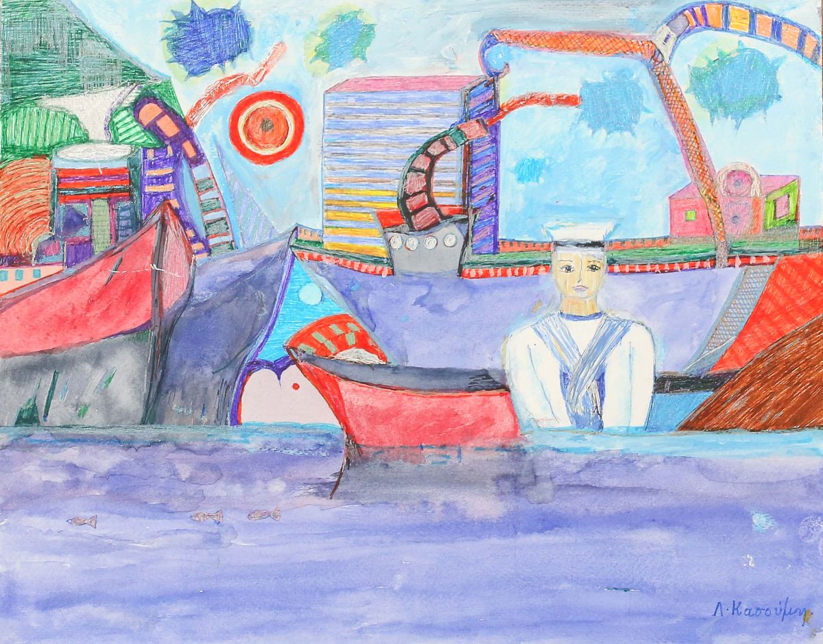 πίνακας ζωγραφικής της Λίτσας Κασούμη