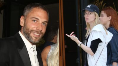 Ο Σπύρος Λάζαρης και η Ευαγγελία Αραβανή