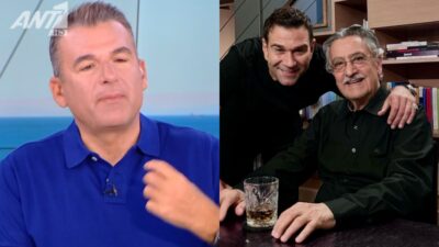 Ο Γιώργος Λιάγκας και ο Νίκος Γαλανός