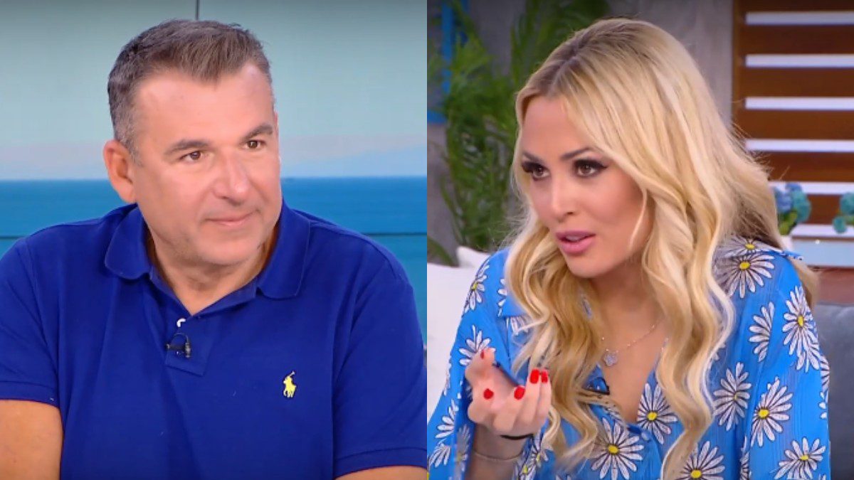 Ο Γιώργος Λιάγκας και η Ελένη Βουλγαράκη