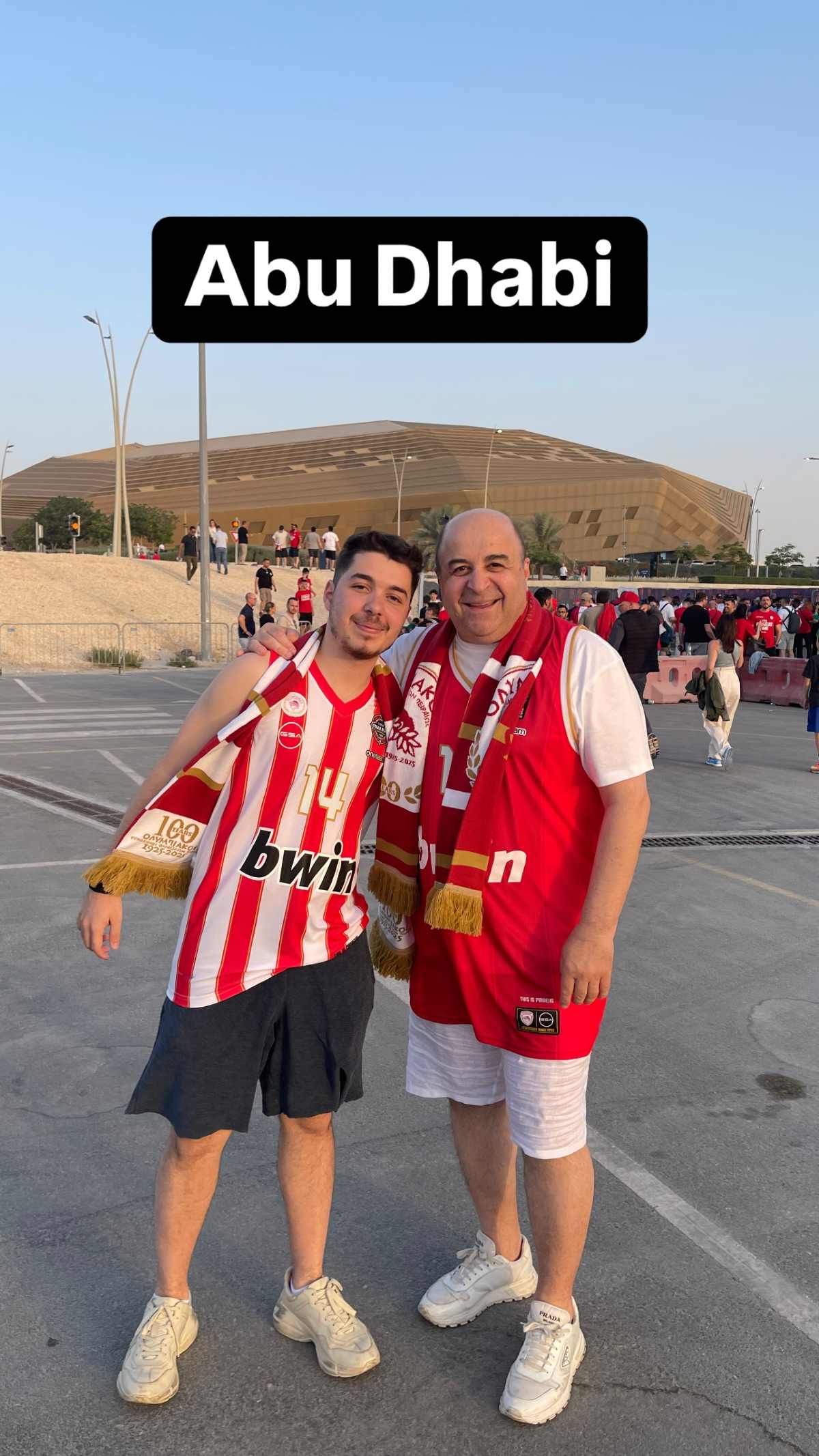 Ο Μάρκος Σεφερλής στο Άμπου Ντάμπι 