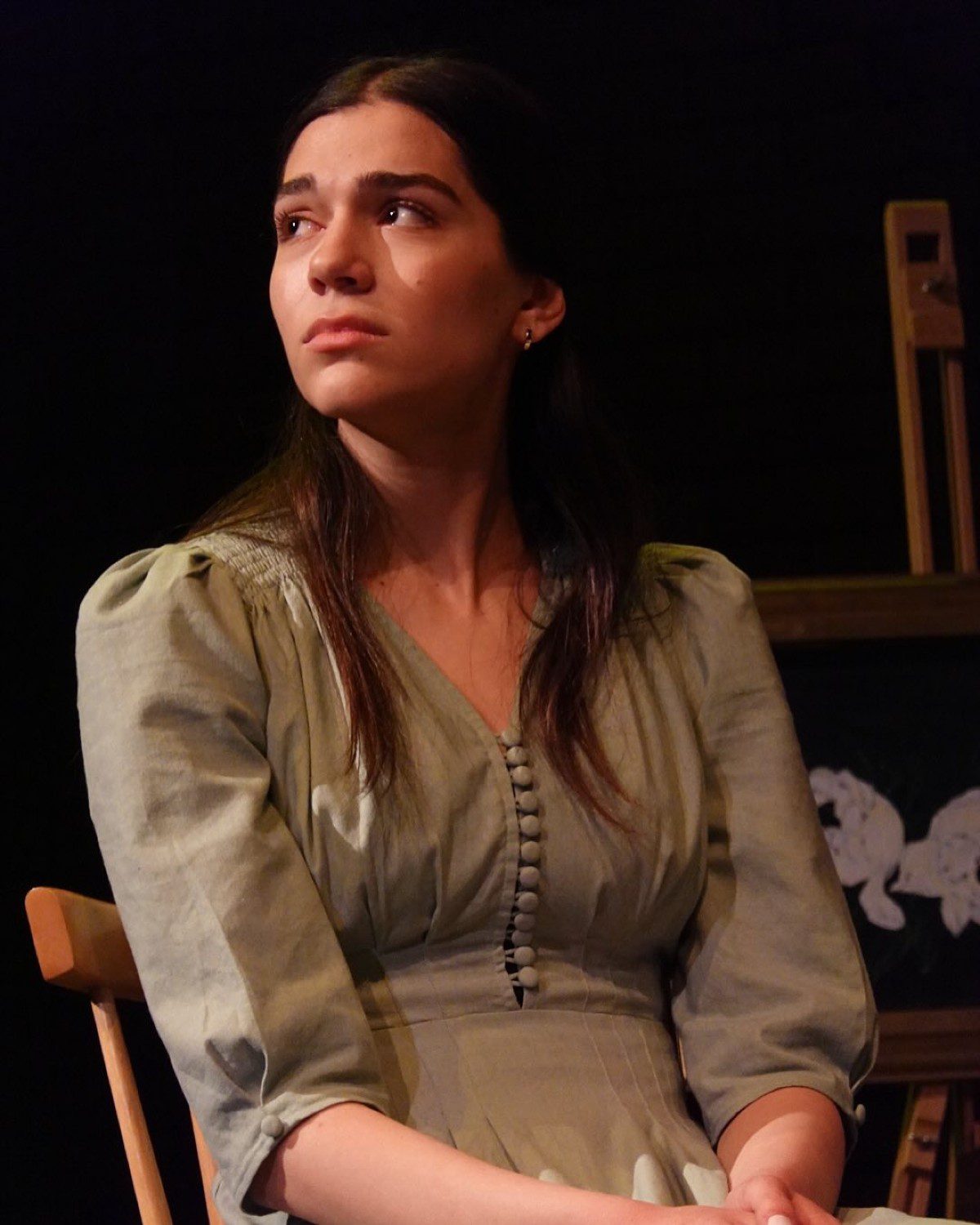 Η Μελίνα Νικολαιδη σε θεατρική παράσταση