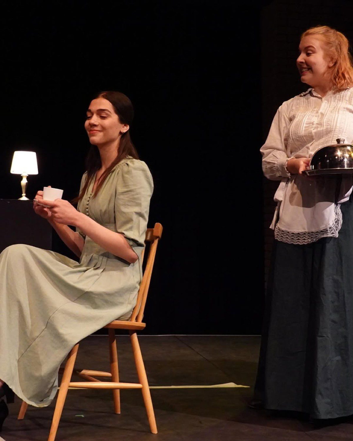 Η Μελίνα Νικολαιδη σε θεατρική παράσταση