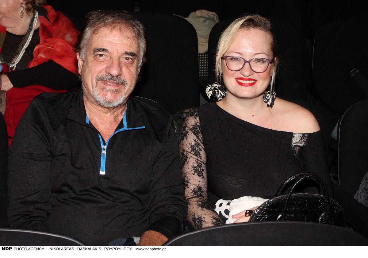 Ο Μιχάλης Μητρούσης και η σύντροφός του, Κωνσταντίνα Πουτκάρη