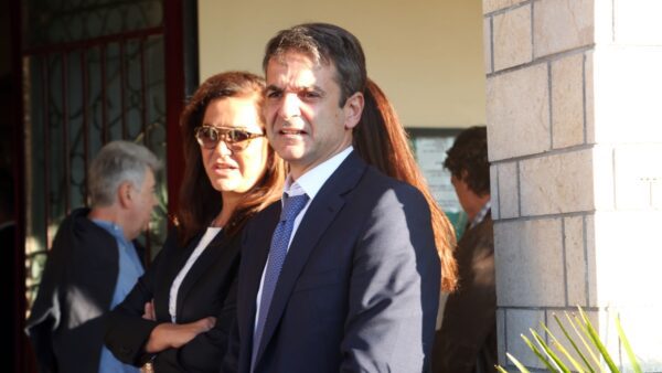 Η Ντόρα Μπακογιάννη και ο Κυριάκος Μητσοτάκης