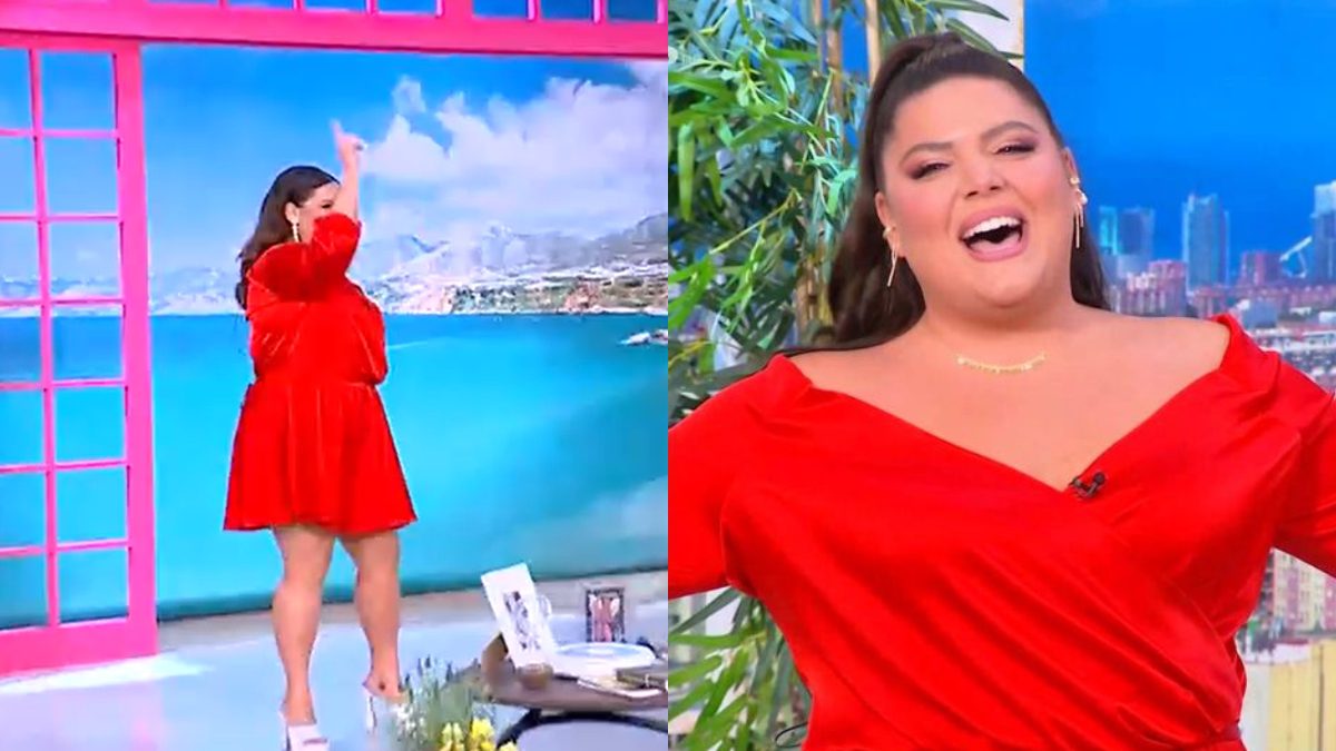 Το φόρεμα της Δανάης Μπάρκα στην φετινή πρεμιέρα και στην τελευταία εκπομπή