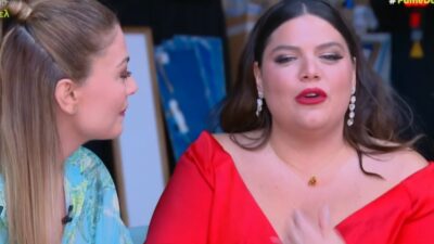 Η Δέσποινα Καμπούρη και η Δανάη Μπάρκα στο φινάλε του Πάμε Δανάη