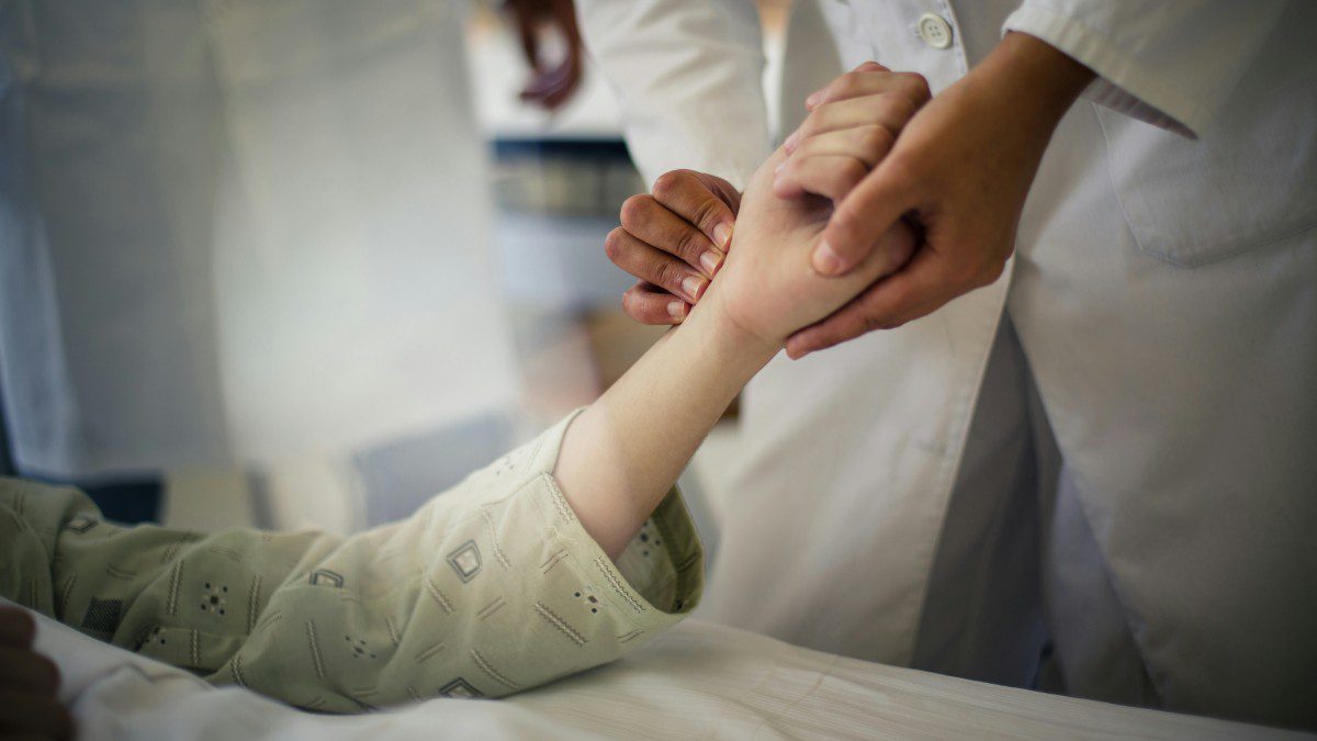 Ένα παιδί στο νοσοκομείο