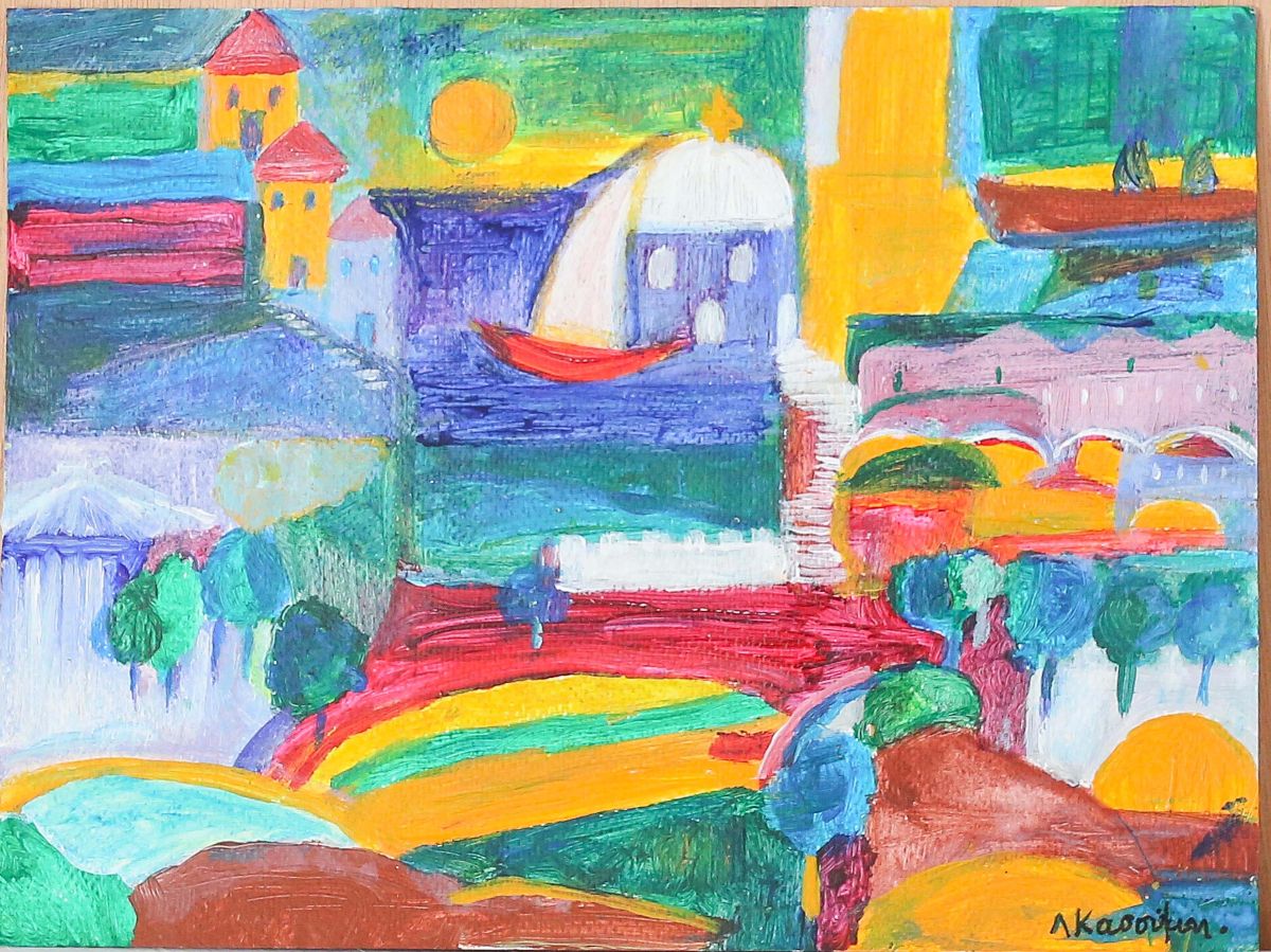 πίνακας ζωγραφικής της Λίτσας Κασούμη