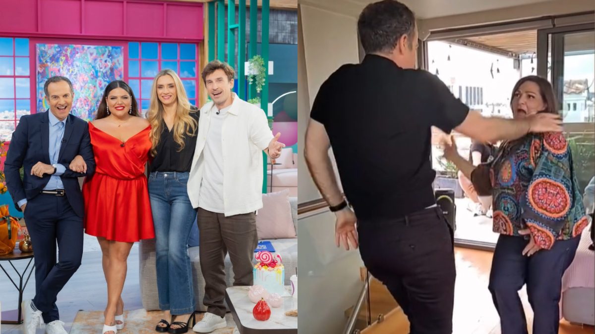 Η ομάδα του Πάμε Δανάη και η Βίκυ Σταυροπούλου