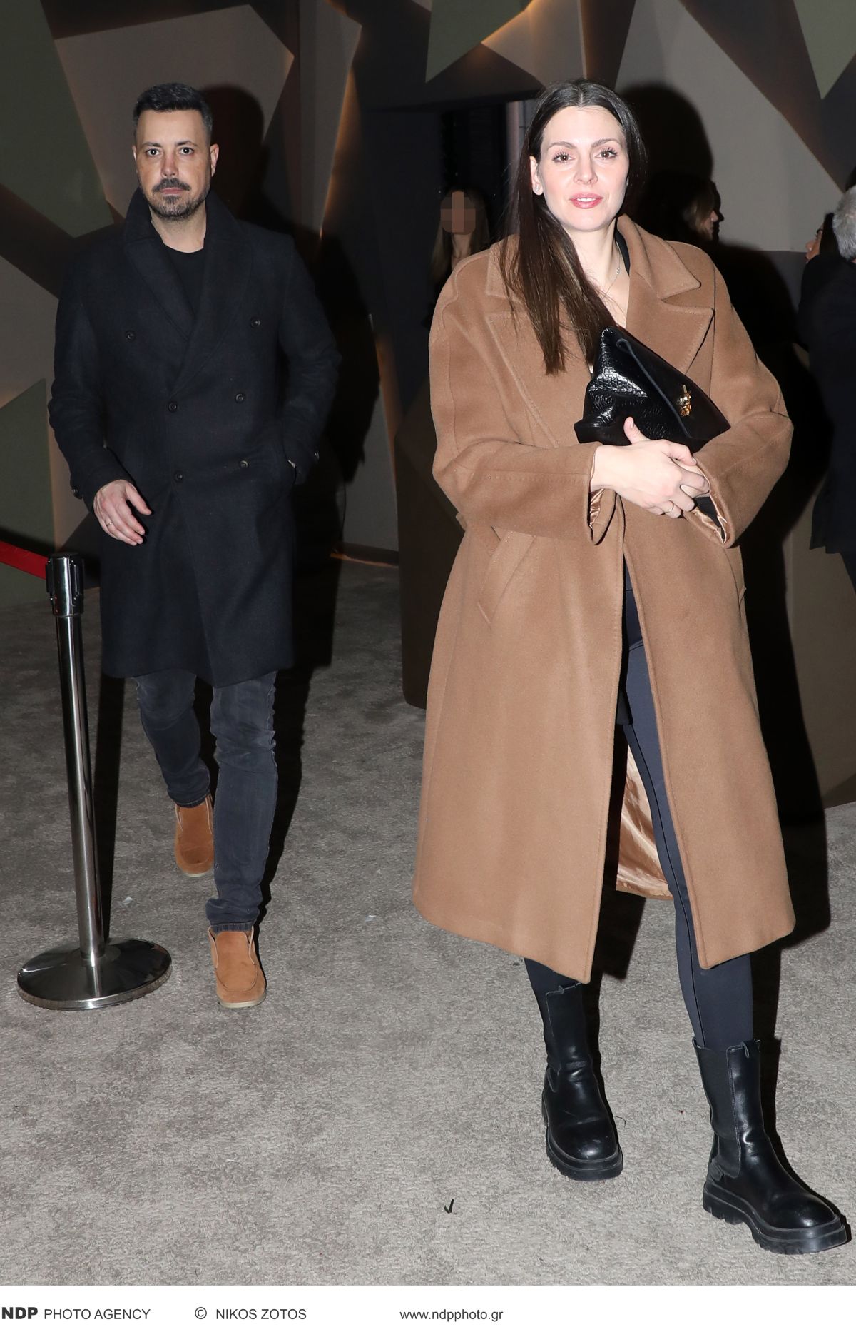 Ο Πέτρος Κουσουλός μαζί με τη σύζυγό του, Ευαγγελία