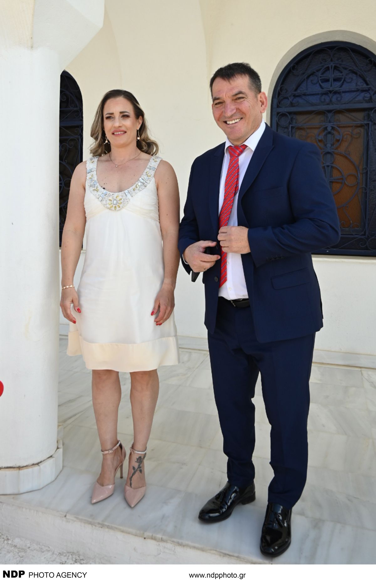 Η βάπτιση της κόρης του Πύρρου Δήμα και της Αφροδίτης Σκαφιδά