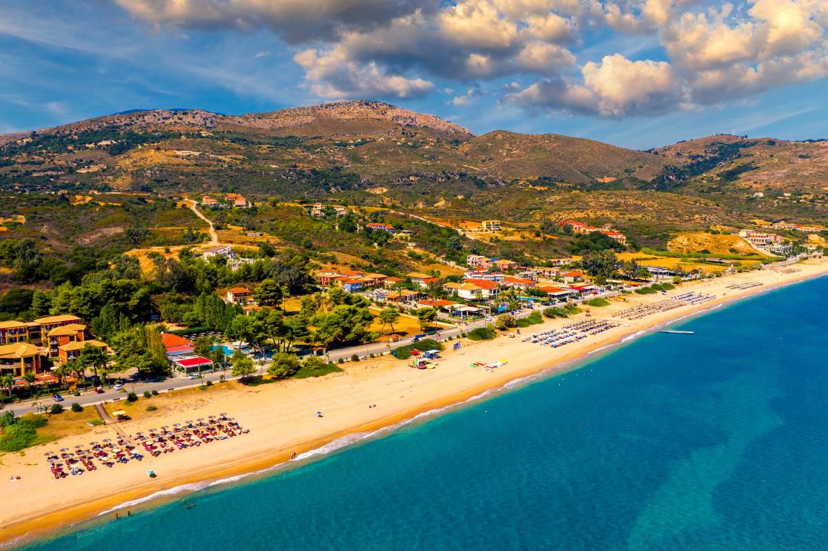 H παραλία Σκάλα