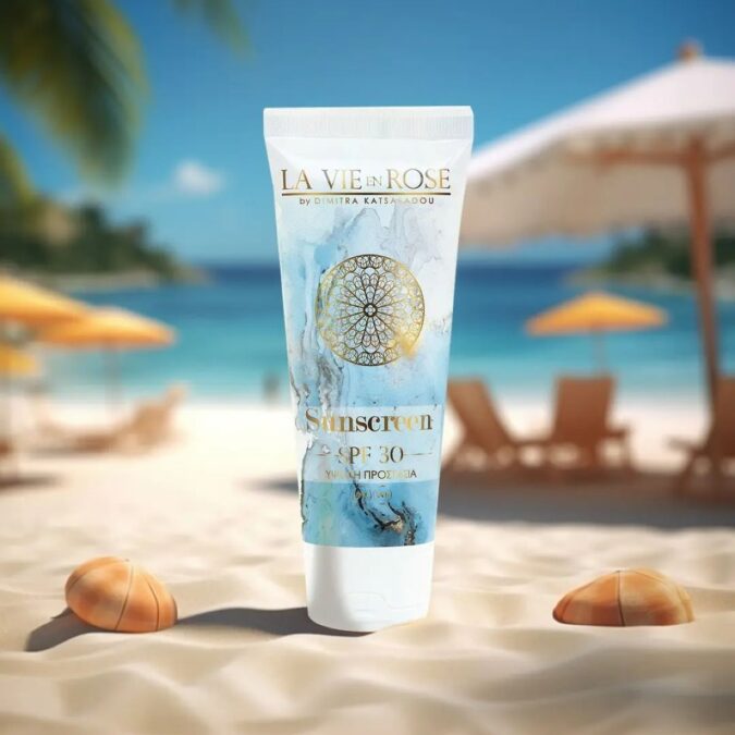 Αντιηλιακή κρέμα με spf 30 από La vie en rose