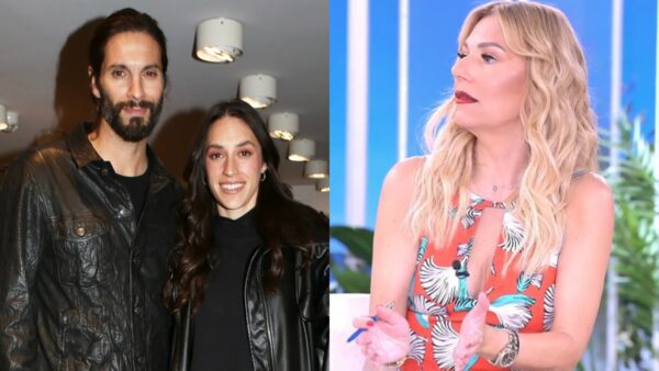 Ο Καράβας με την σύζυγό του και η τίνα