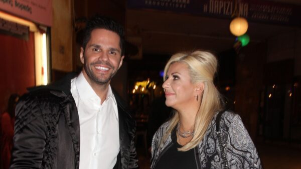 Ο Γιώργος Τσαλίκης και η Δώρα Δημητροπούλου