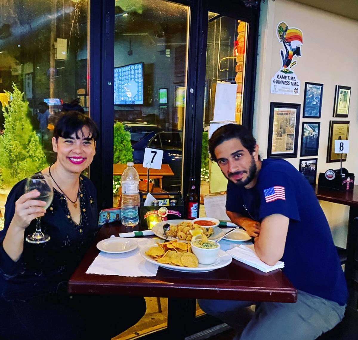 Η Άννα Τσουκαλά με τον σύζυγό της