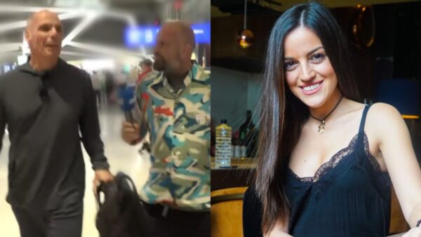 Ο Γιάννης Βαρουφάκης και η Σοφία Τουντούρη