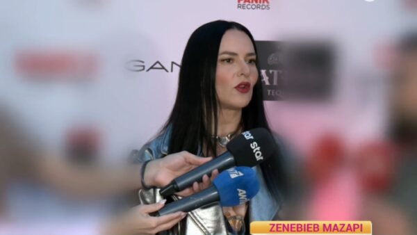 Η Ζενεβιέβ Μαζαρί στην κάμερα του Happy Day