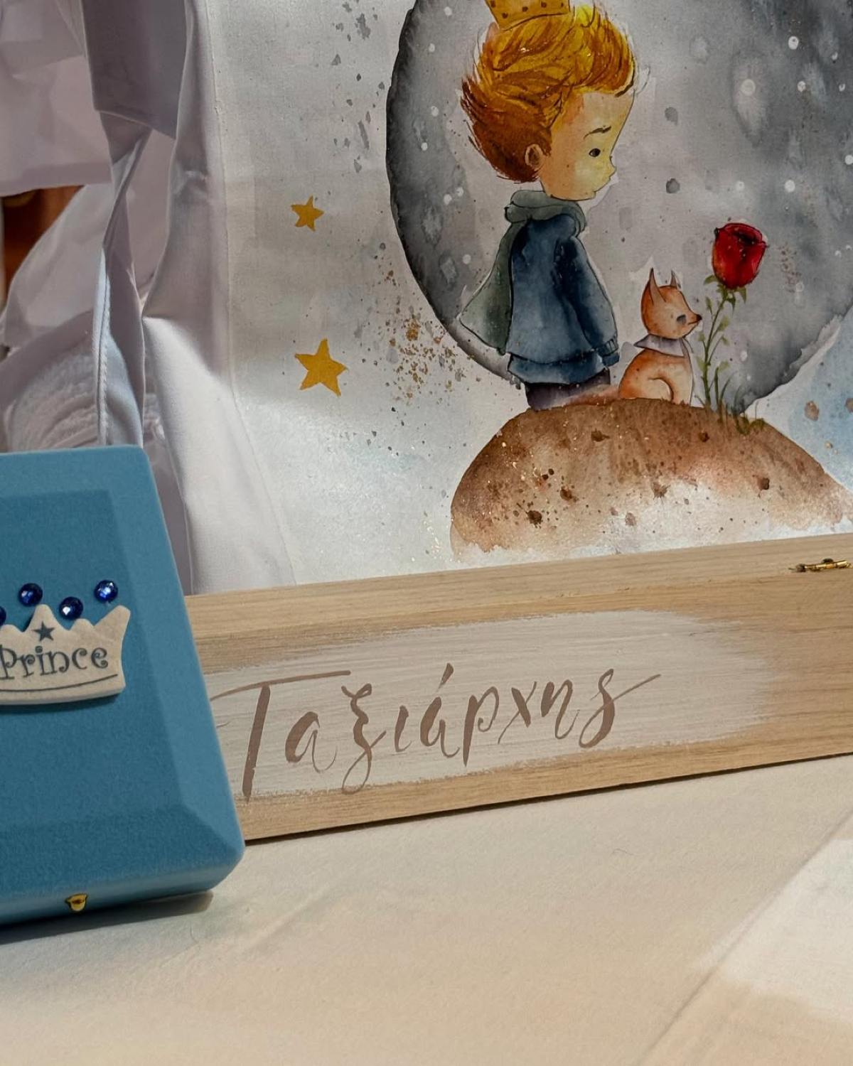 Η Ζέτα Μακρυπούλια στην βάπτιση του ανιψιού της