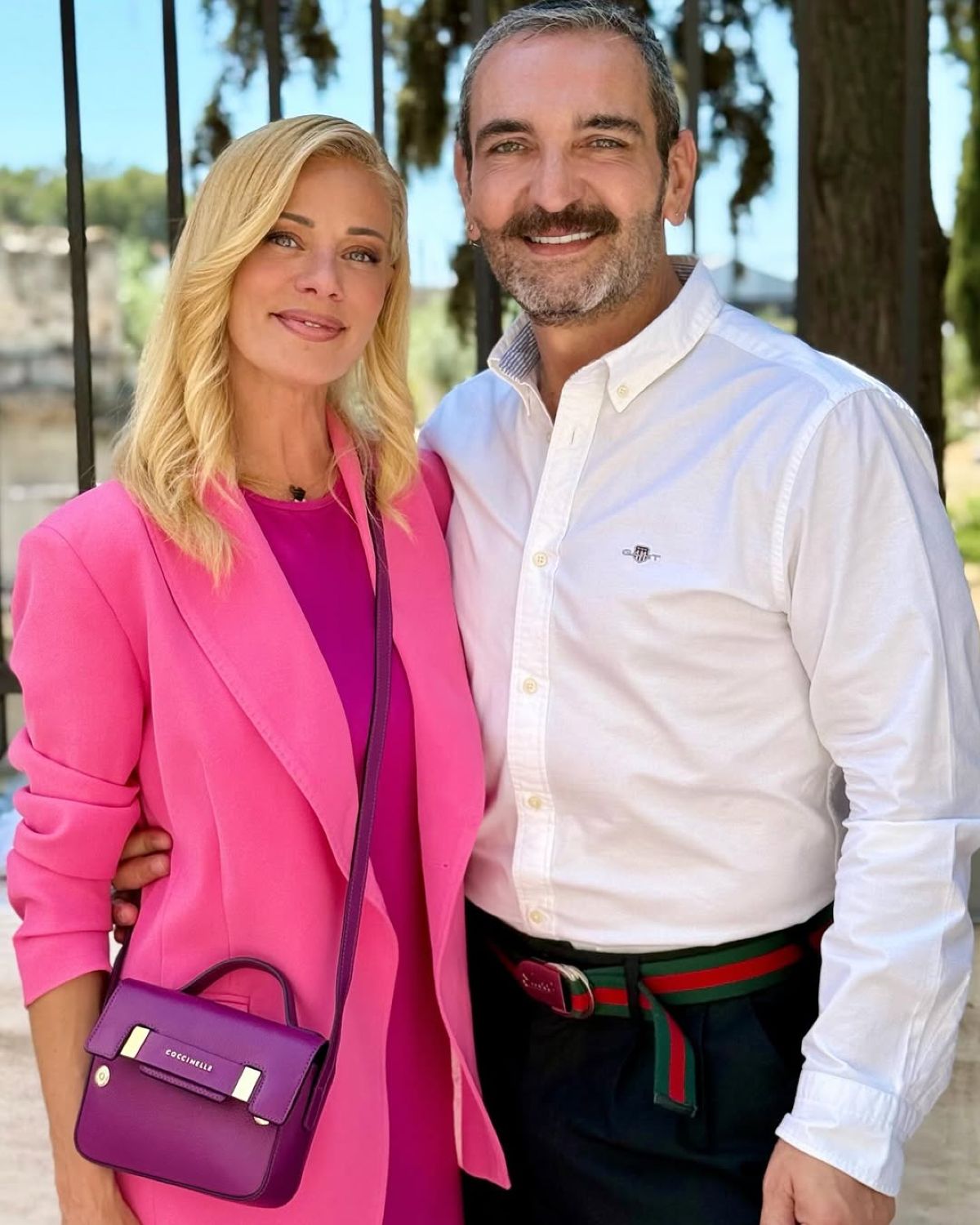 Η Ζέτα Μακρυπούλια στην βάπτιση του ανιψιού της