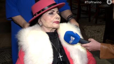 Η Ζωζώ Σαπουντζάκη στην κάμερα του Πρωινού
