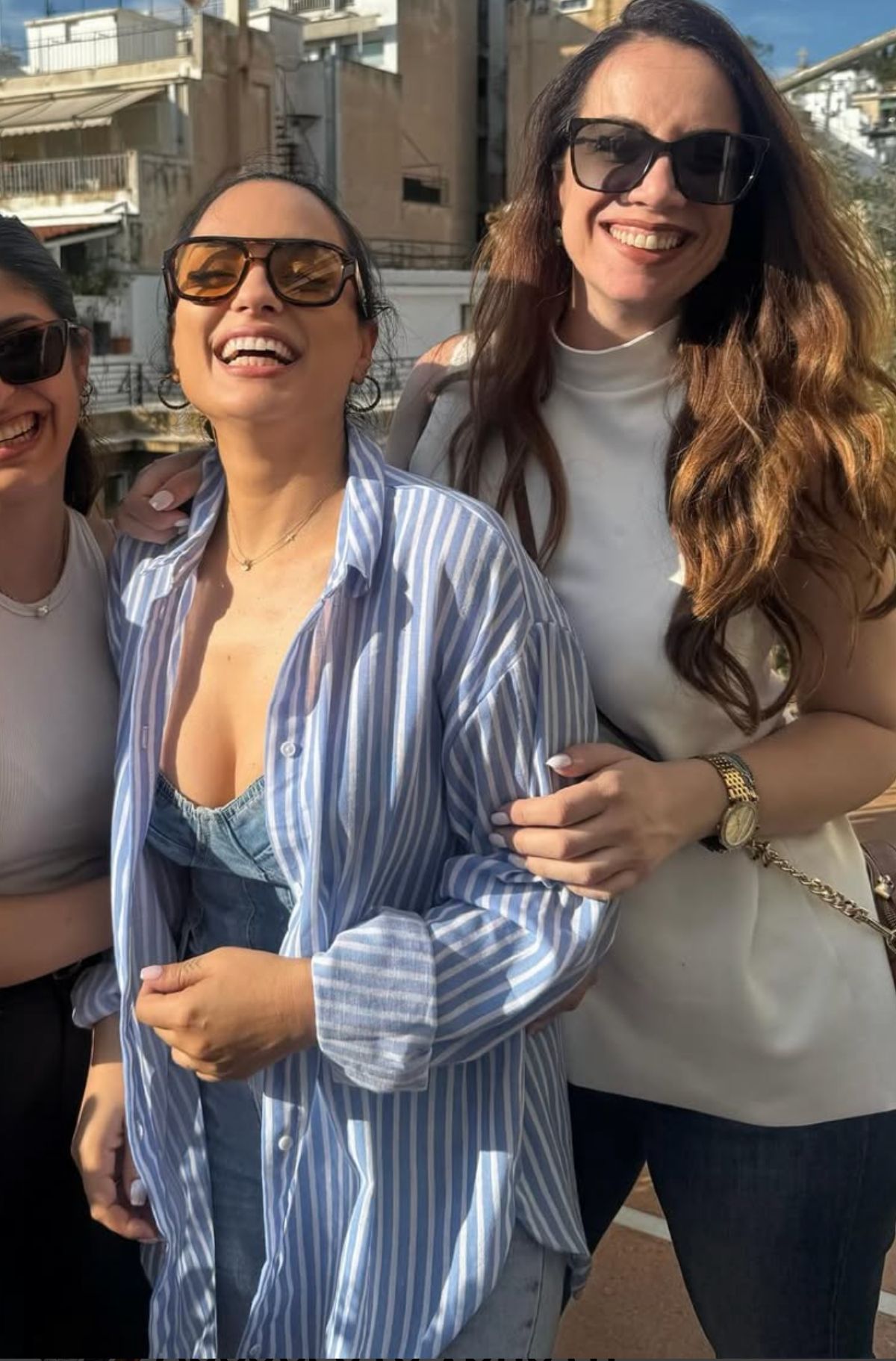 Η Ελπίδα Ιακωβίδου με την κουμπάρα της, Κατερίνα Ιωσήφ