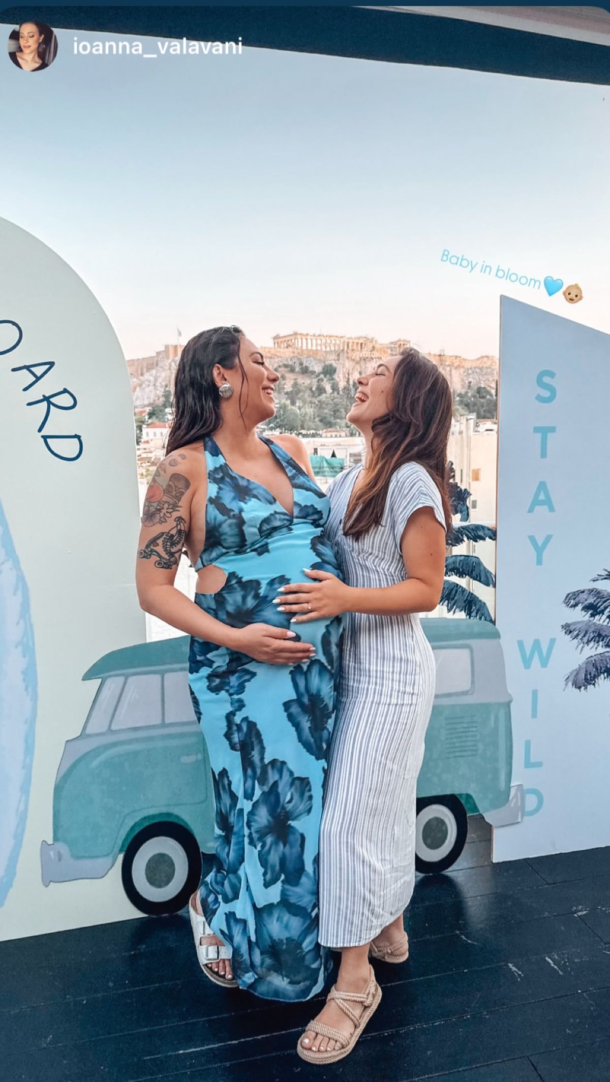 Ευρυδίκη Βαλαβάνη baby shower