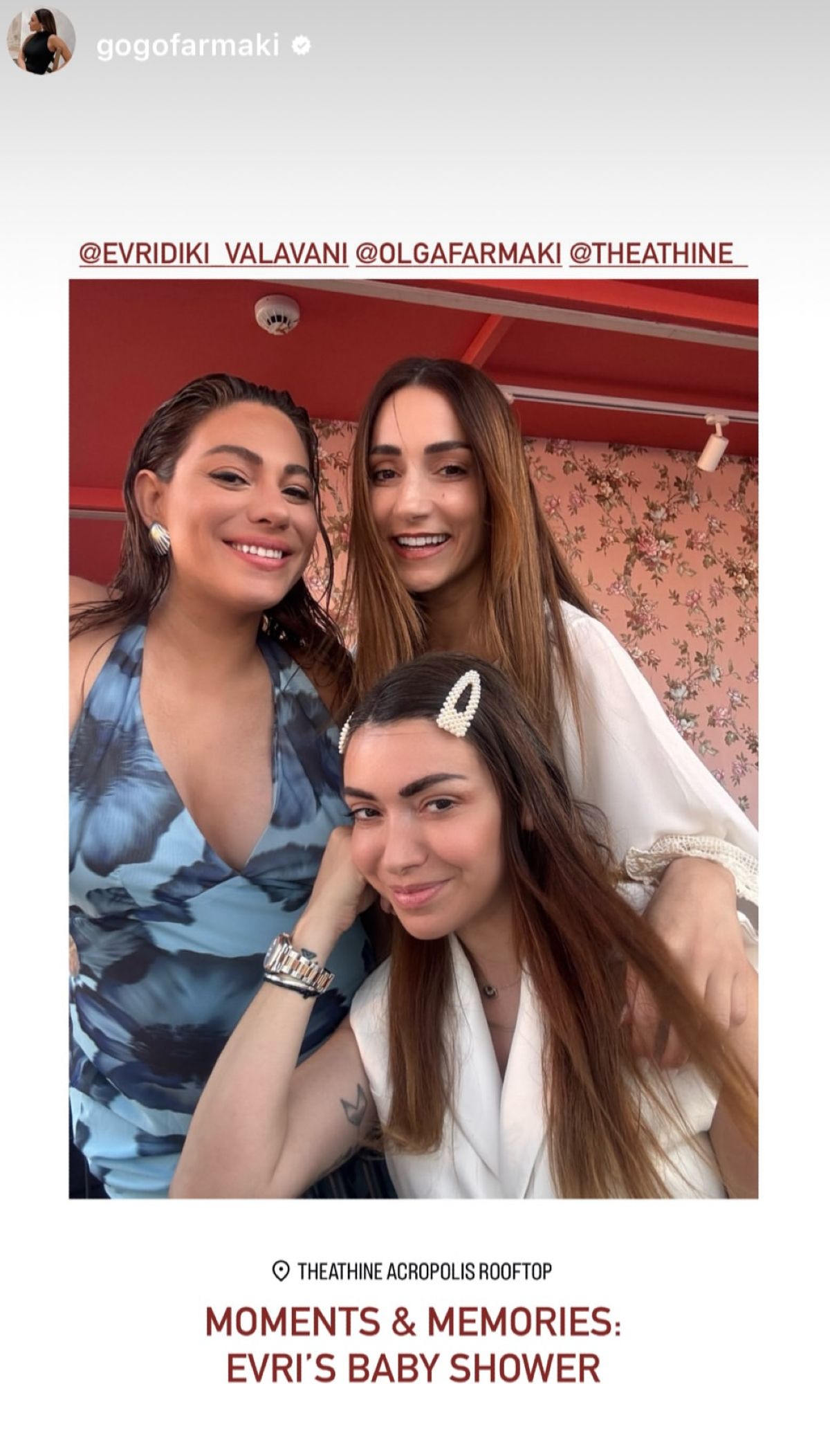 Ευρυδίκη Βαλαβάνη baby shower