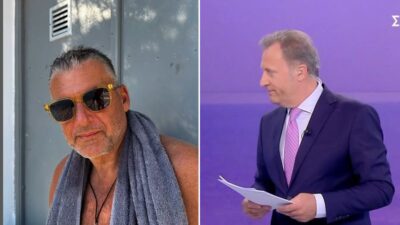 Ο Γιώργος Λιάγκας και ο Δημήτρης Οικονόμου