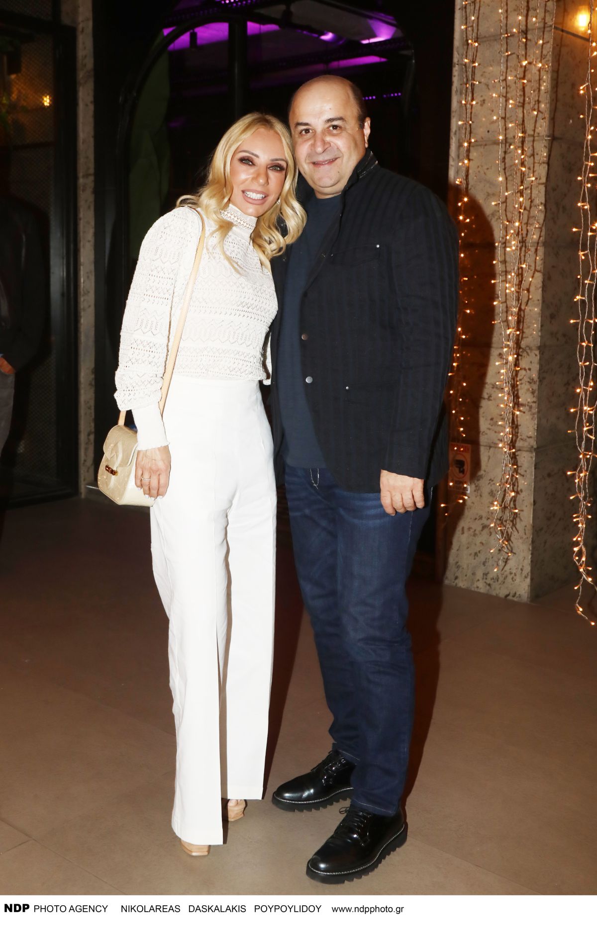 Ο Μάρκος Σεφερλής και η Έλενα Τσαβαλιά