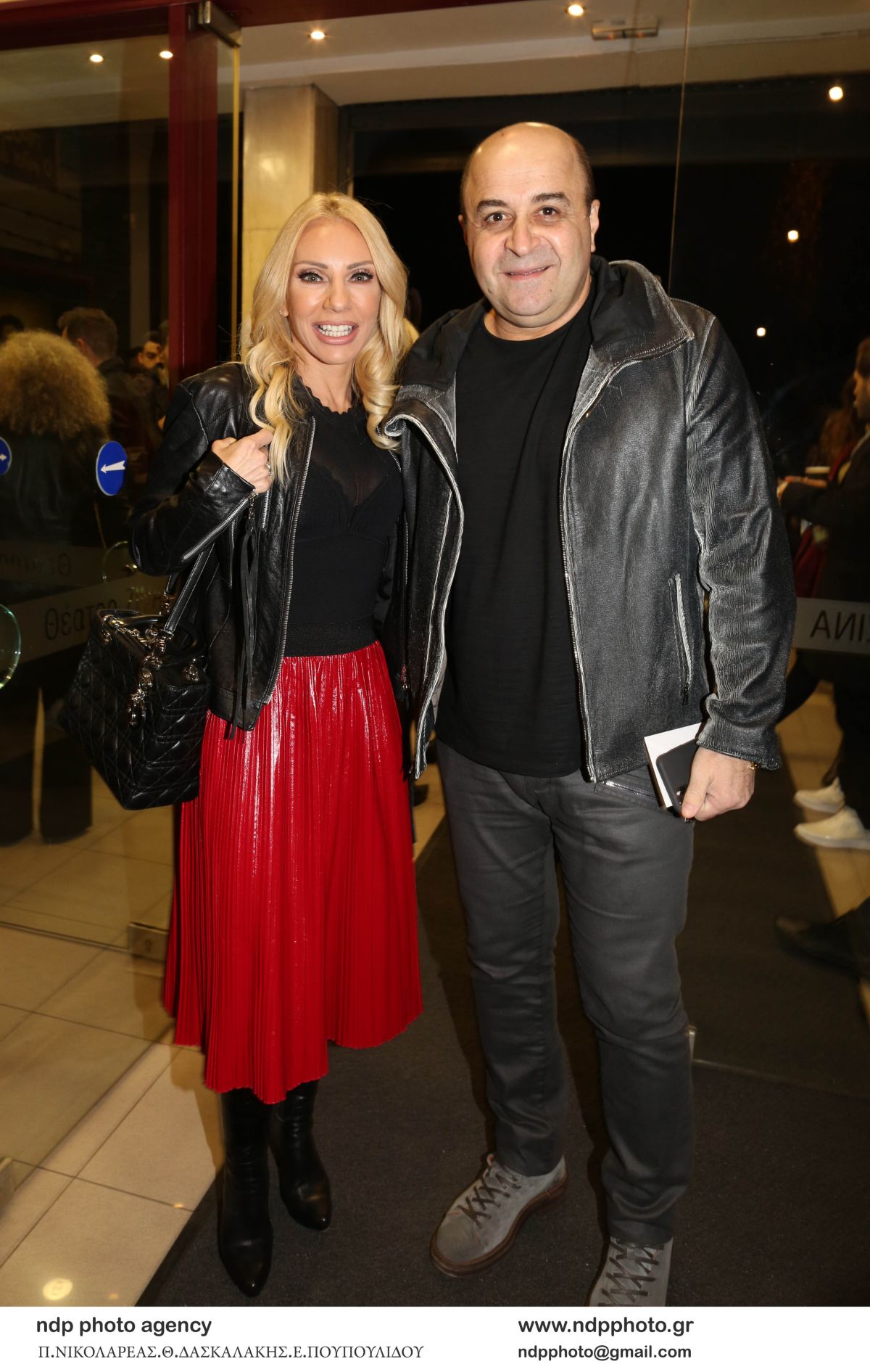 Ο Μάρκος Σεφερλής και η Έλενα Τσαβαλιά