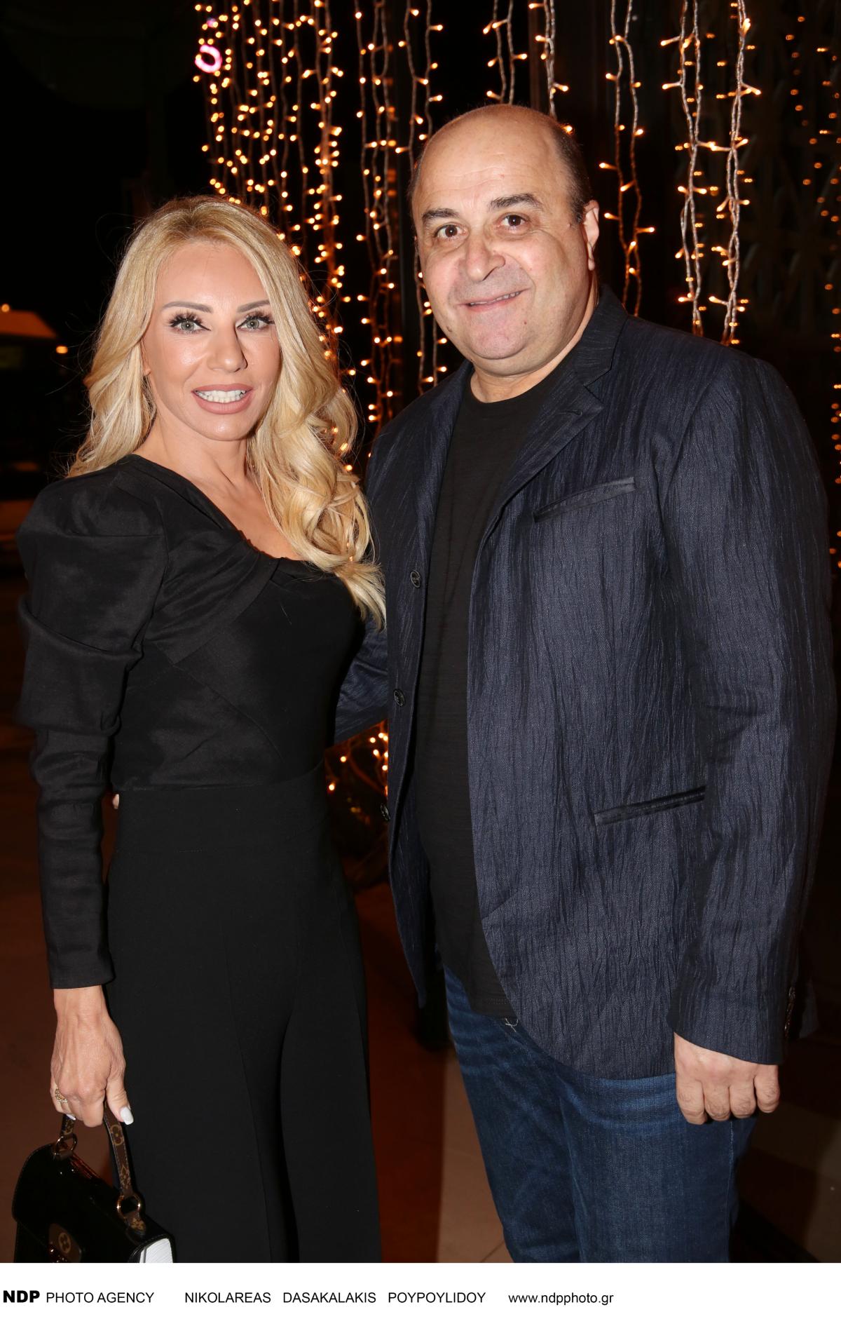 Ο Μάρκος Σεφερλής και η Έλενα Τσαβαλιά