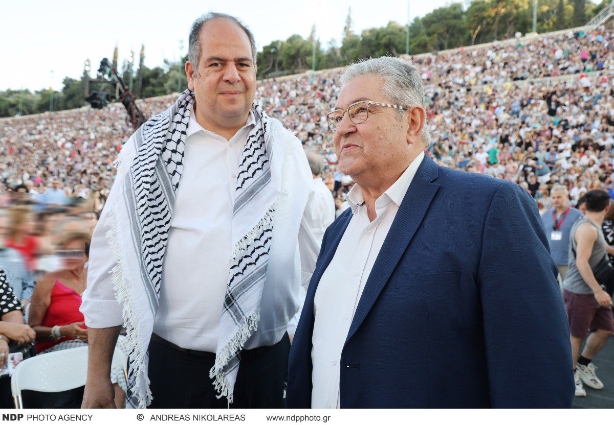 Yussef Dorkhom (Πρέσβης Παλαιστίνης), Δημήτρης Κουτσούμπας