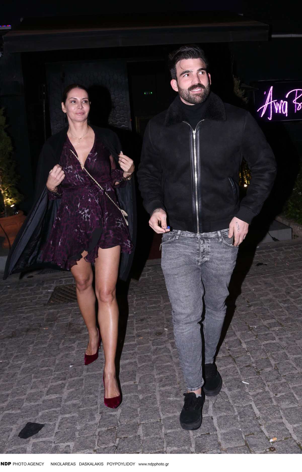 Ο Δημήτρης Αλεξάνδρου και η Μαρία Καλάβρια