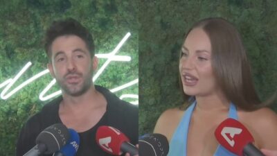 Η Ανδρομάχη και ο Γιώργος Λιβάνης