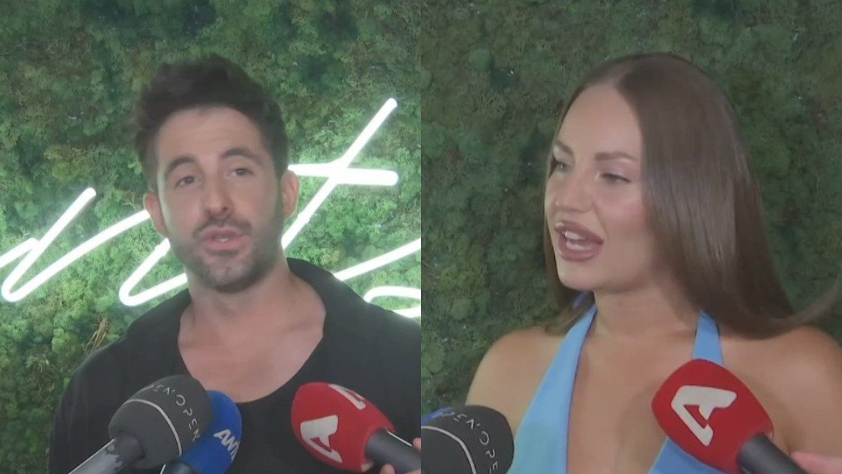 Η Ανδρομάχη και ο Γιώργος Λιβάνης