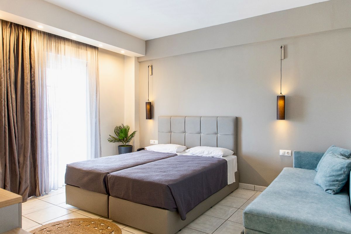 Τα δωμάτια είναι προσεκτικά διαμορφωμένα για απόλυτη χαλάρωση