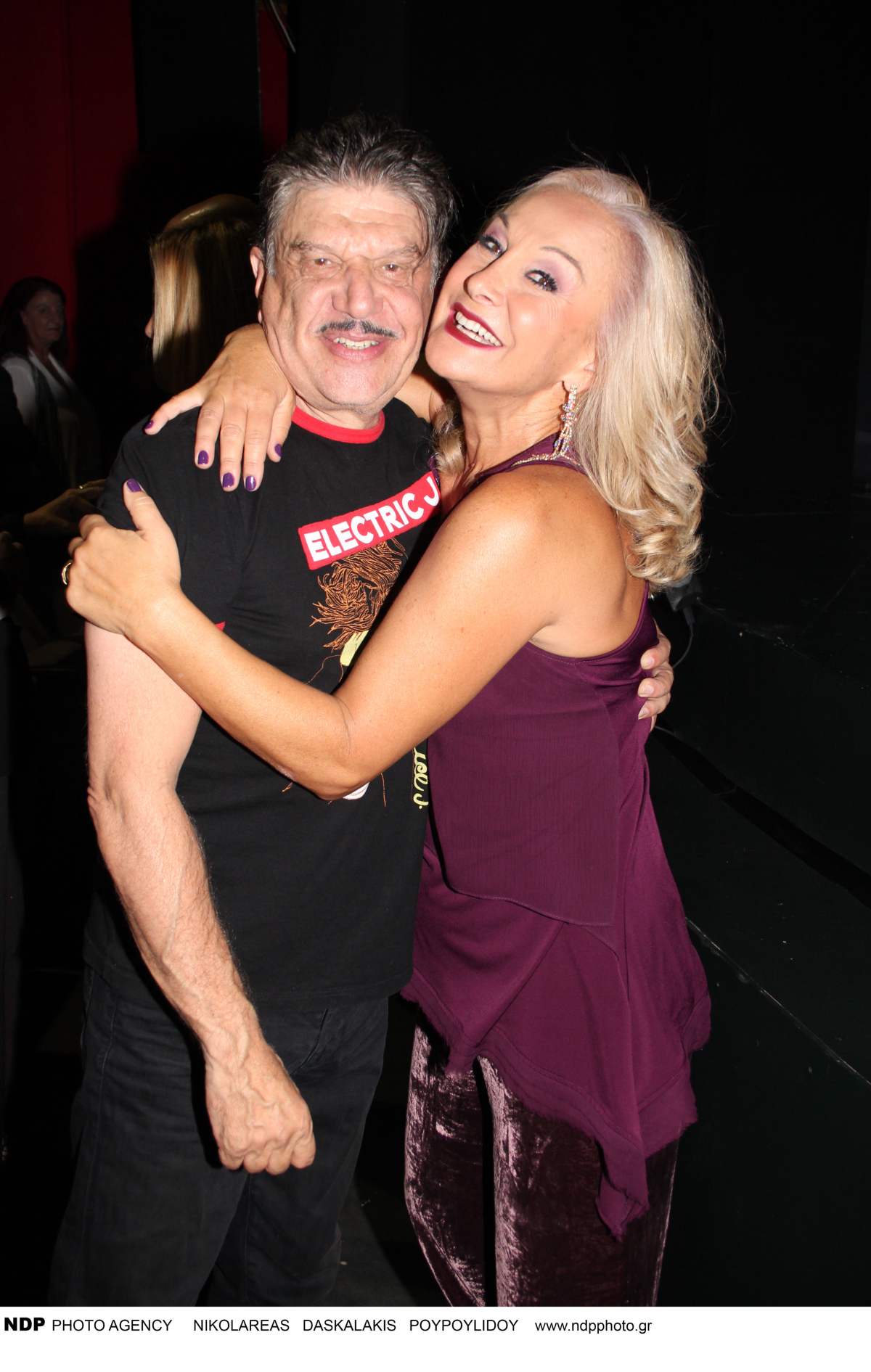 Ο ΓιάννηςΒούρος και η Νταίζη Σεμπεκοπούλου