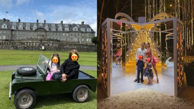 Η Δούκισσα Νομικού με την οικογένειά της