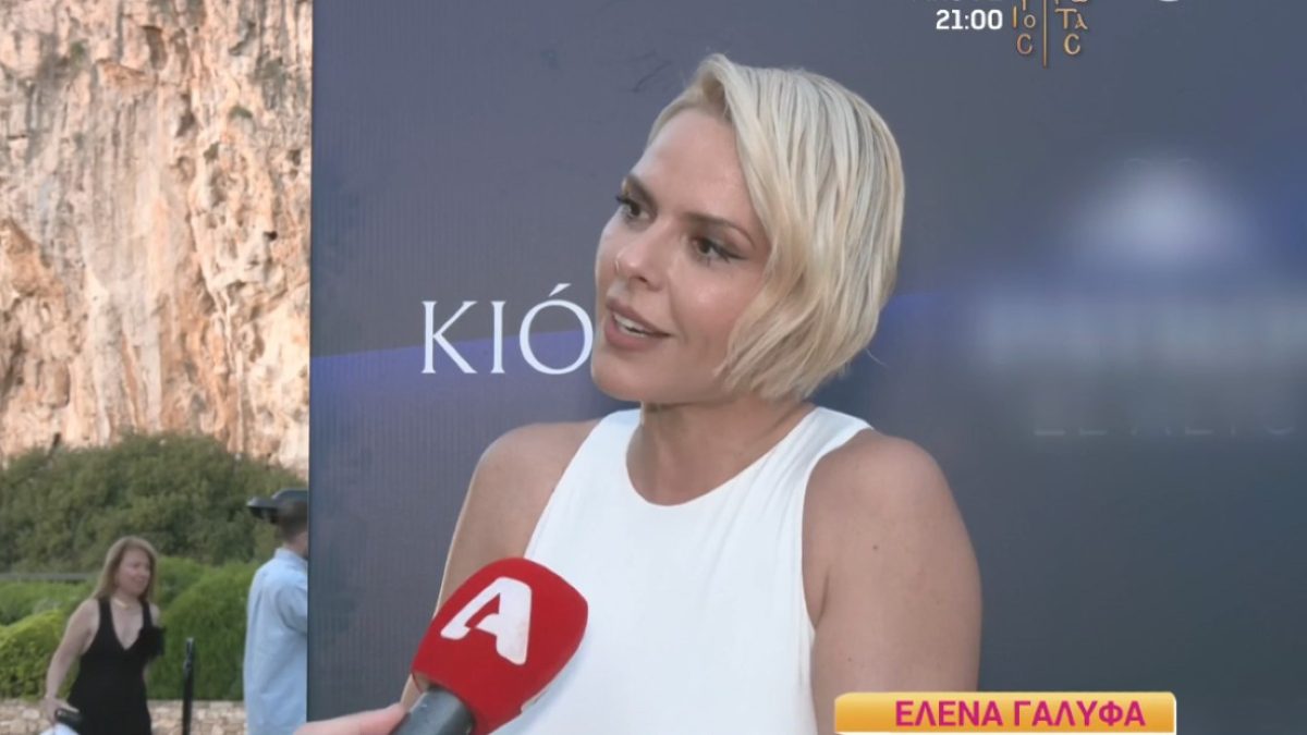 Η Έλενα Γαλύφα στην κάμερα του Happy Day