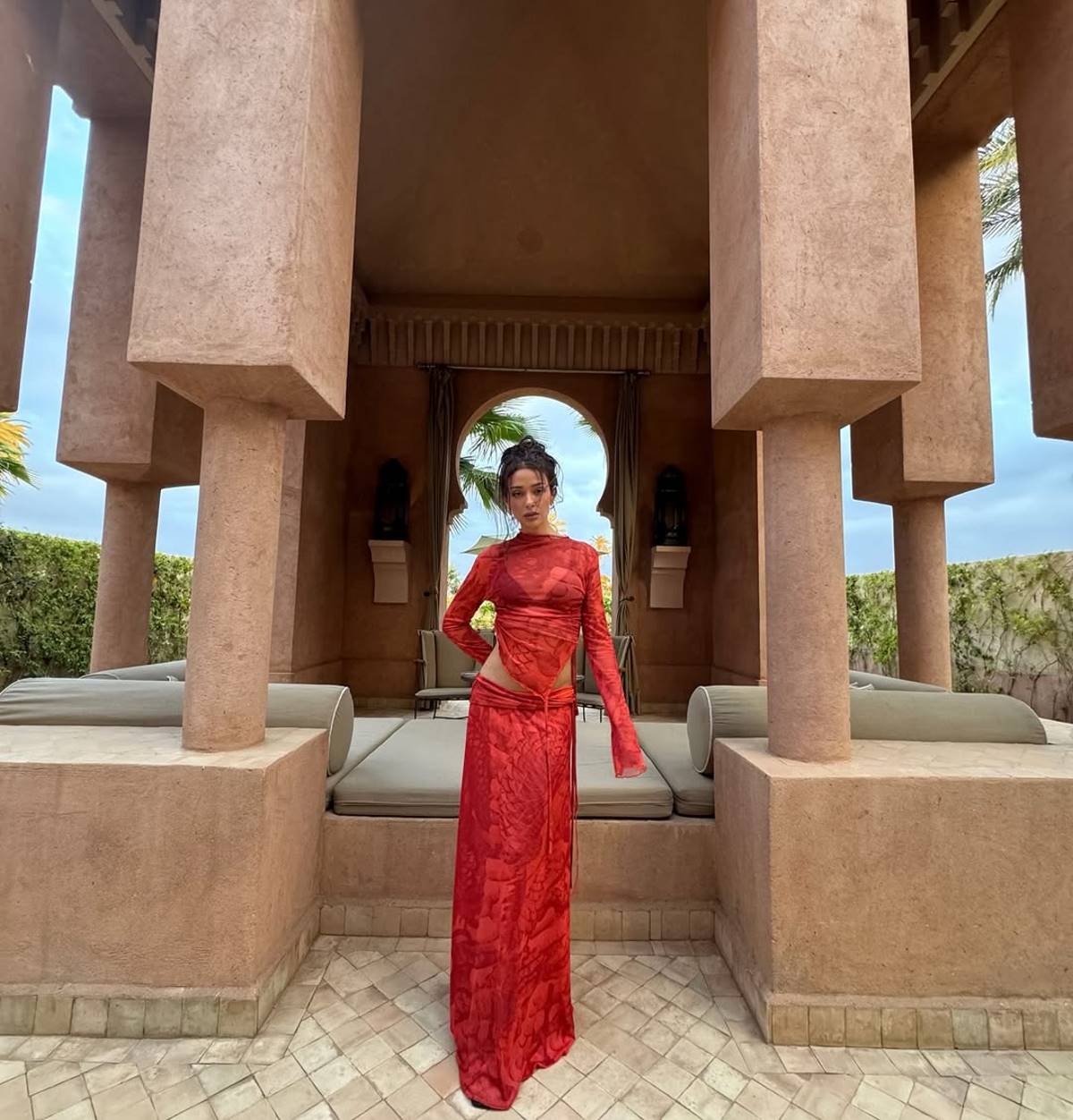 H Ελένη Φουρέιρα στο Μαρόκο