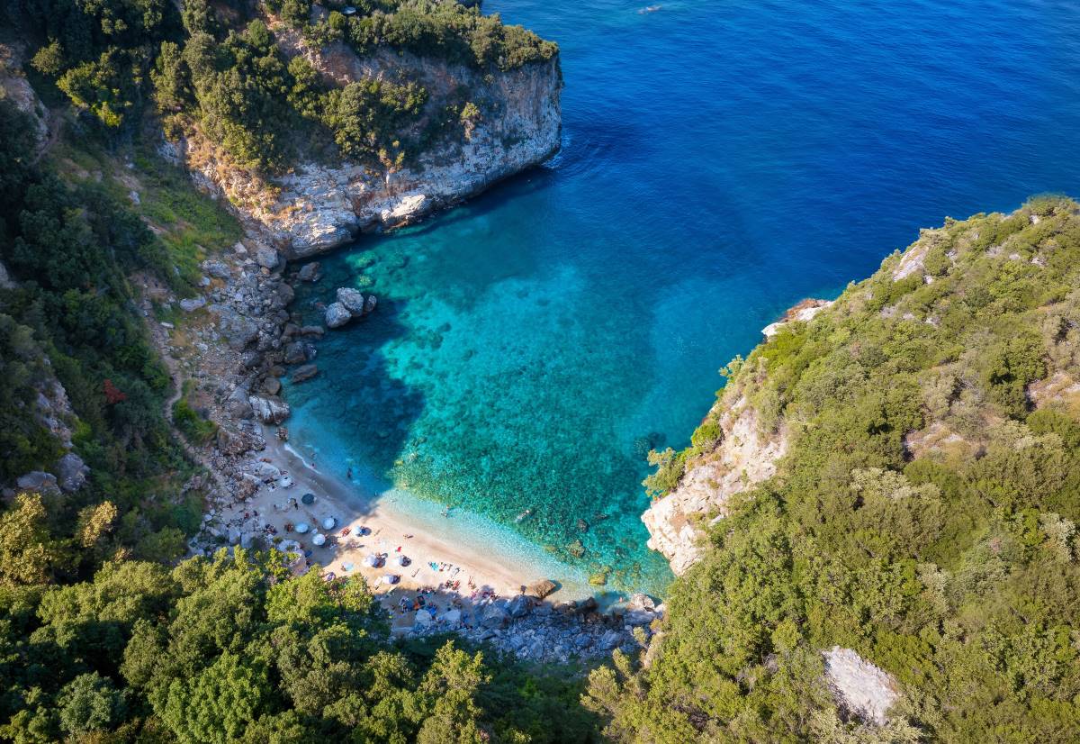 παραλία φακίστρα Πήλιο